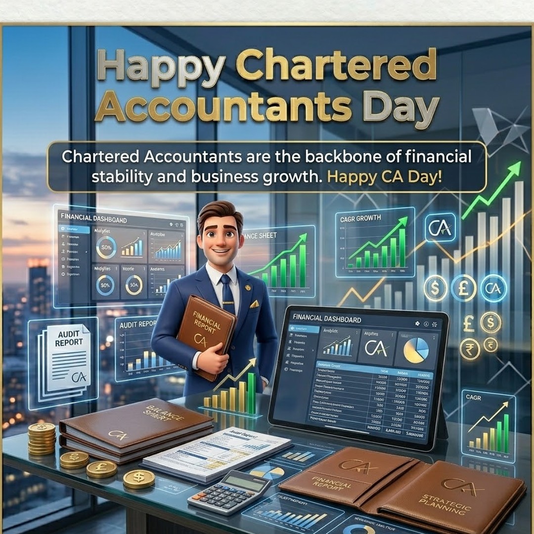 Chartered Accountants are the backbone of financial stability and business growth. Happy CA Day!